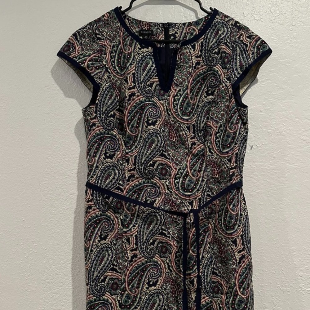 Paisley Talbots dress sz14